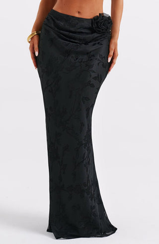 Elizabeth Maxi Skirt - Black - Napalia