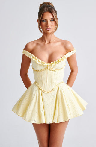 Elva Playsuit - Lemon - Napalia