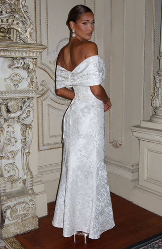 Emberly Maxi Dress - Ivory - Napalia