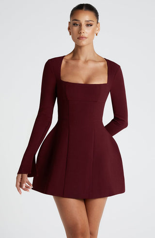 Esme Mini Dress - Cherry Lacquer - Napalia