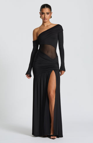 Ettalie Maxi Dress - Black - Napalia