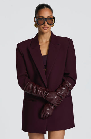 Frankie Gloves - Plum - Napalia