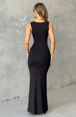 Hadley Maxi Dress - Jet Black - Napalia