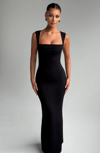 Helena Maxi Dress - Black - Napalia