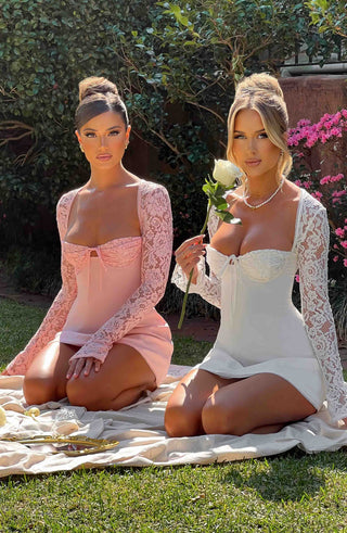 Jacinta Mini Dress - Blush - Napalia