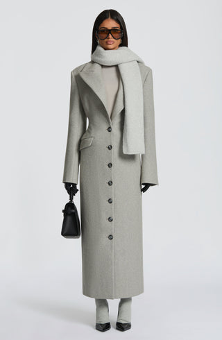 Jeanie Scarf - Light Grey - Napalia