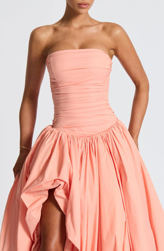 Jillian Maxi Dress - Peach - Napalia
