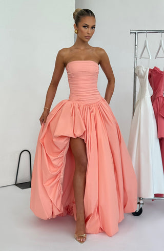 Jillian Maxi Dress - Peach - Napalia