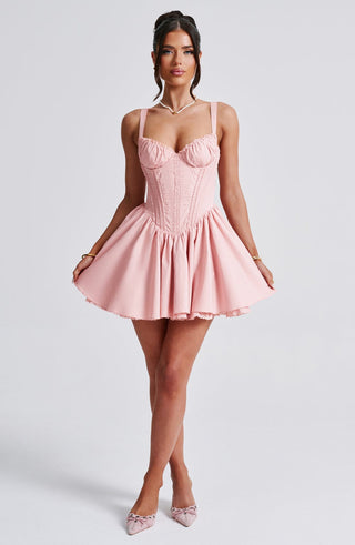 Josie Mini Dress - Blush - Napalia