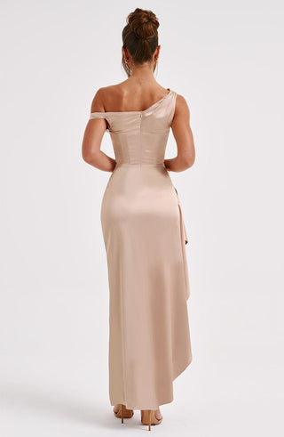 Juliene Maxi Dress - Champagne - Napalia
