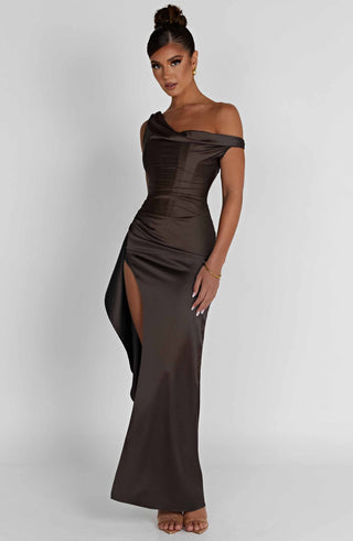 Juliene Maxi Dress - Charcoal - Napalia