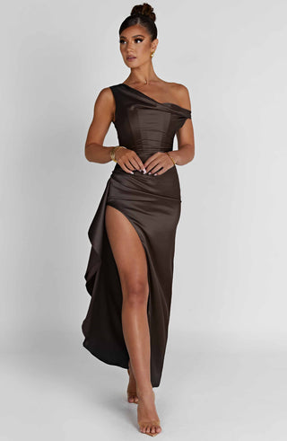 Juliene Maxi Dress - Charcoal - Napalia