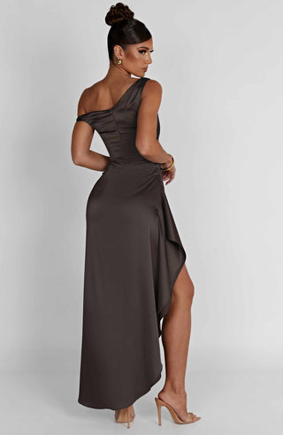 Juliene Maxi Dress - Charcoal - Napalia