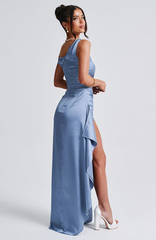 Juliene Maxi Dress - Dusty Blue - Napalia