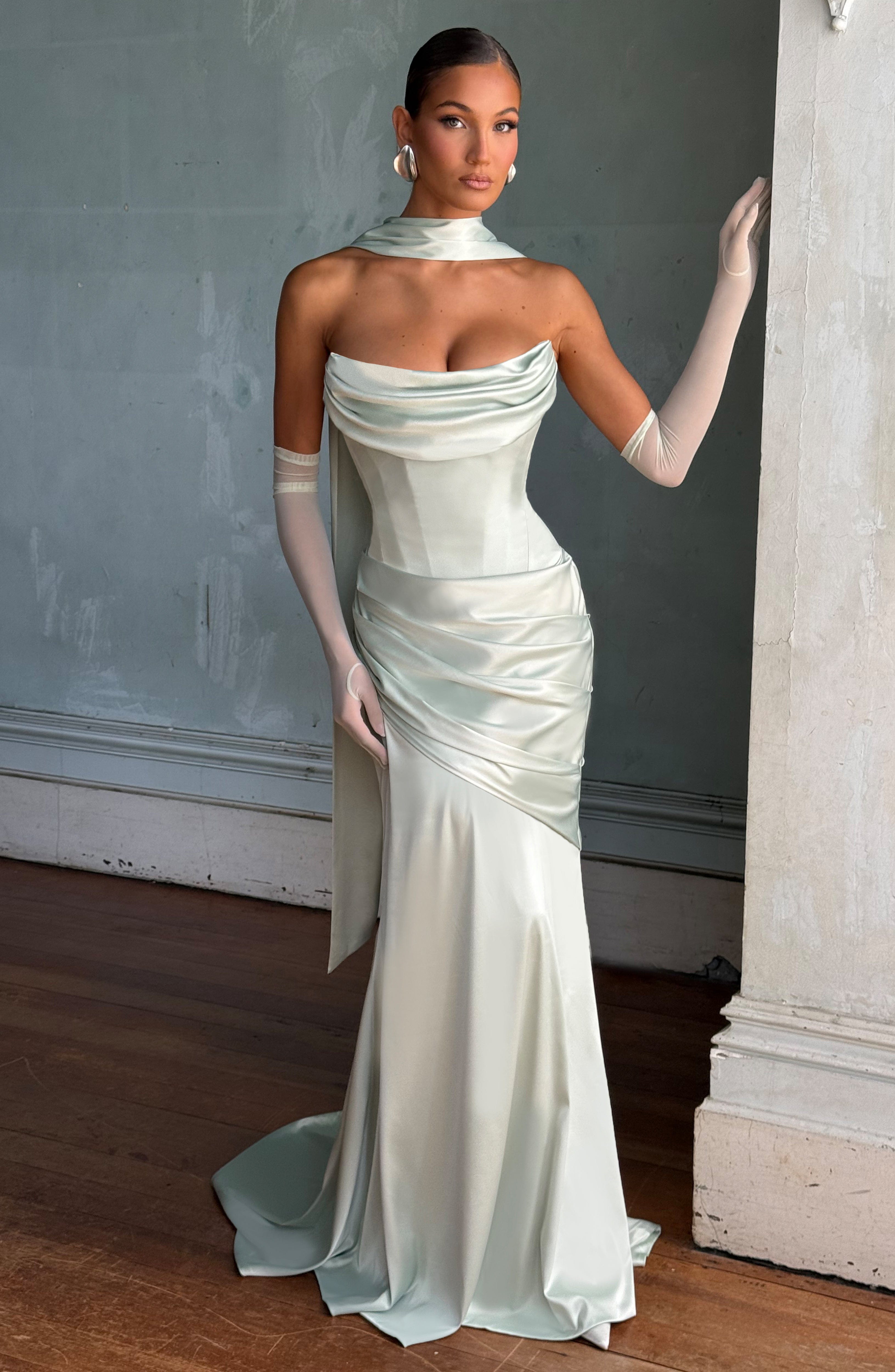 Kensington Maxi Dress - Mint - Napalia