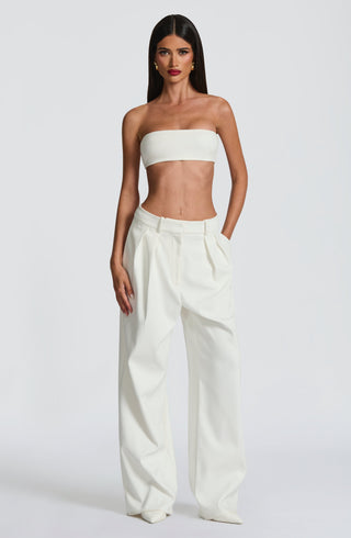 Kirsty Pants - Ivory - Napalia