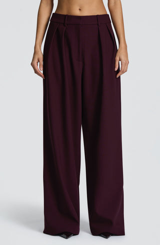 Kirsty Pants - Plum - Napalia