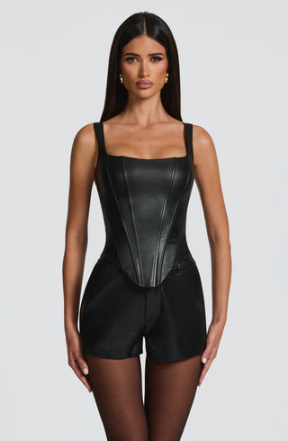 Liv Shorts - Black - Napalia