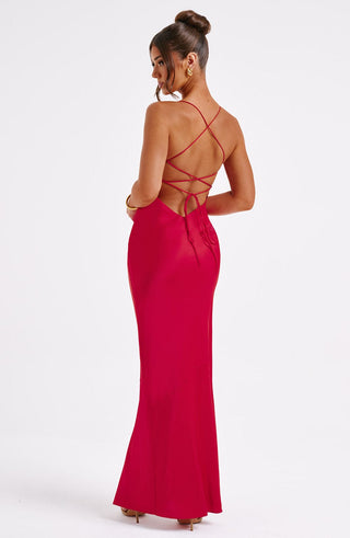 Misha Maxi Dress - Red - Napalia