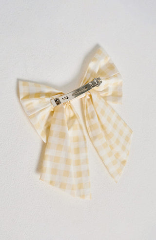 Mitzi Bow - Lemon Gingham - Napalia