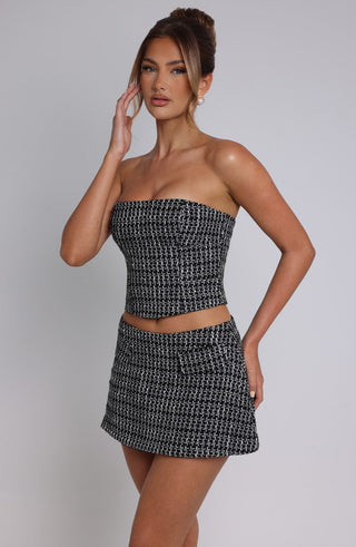 Olina Top - Black/White - Napalia