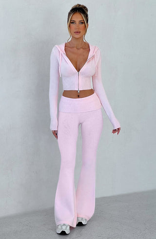 Portia Knit Pants - Pink - Napalia