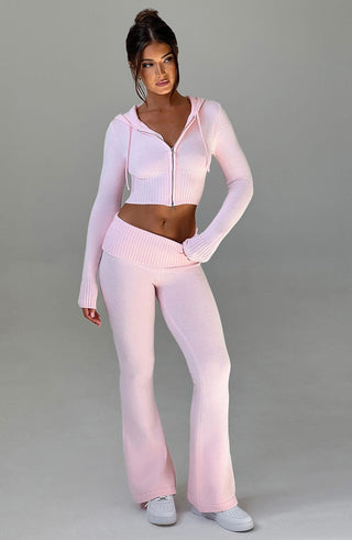 Portia Knit Pants - Pink - Napalia