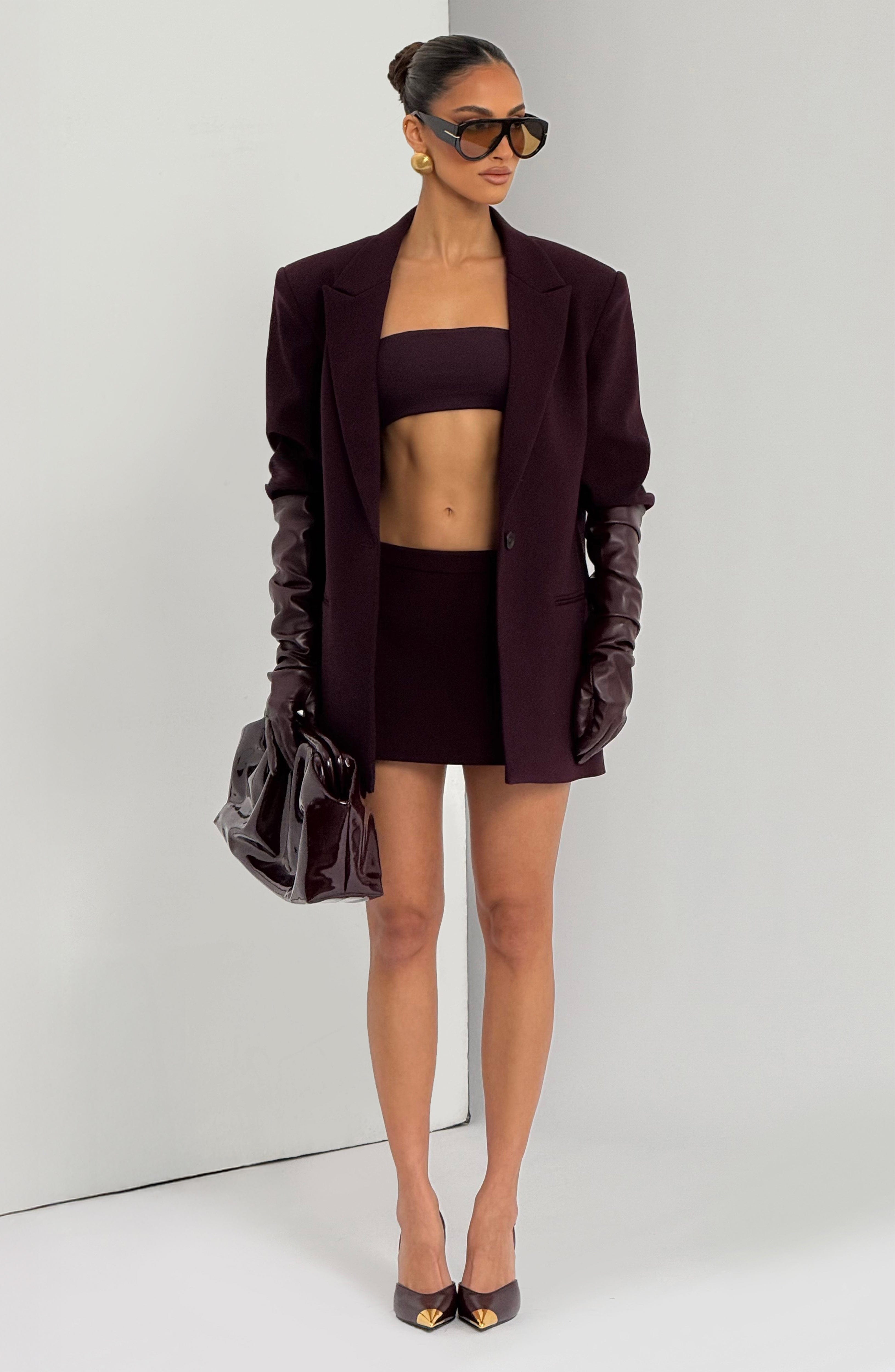 Reece Blazer - Plum - Napalia