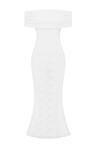 Stephanie Maxi Dress - Ivory - Napalia