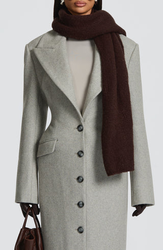 Talin Scarf - Plum Brown - Napalia