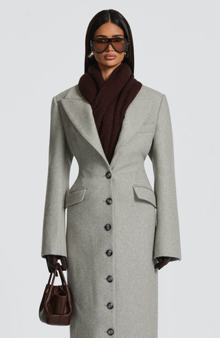 Talin Scarf - Plum Brown - Napalia