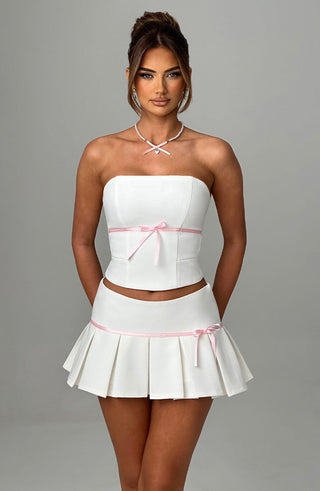 Tessa Skort - Ivory - Napalia