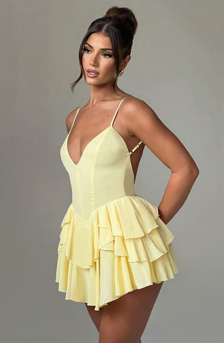 Veena Playsuit - Lemon - Napalia