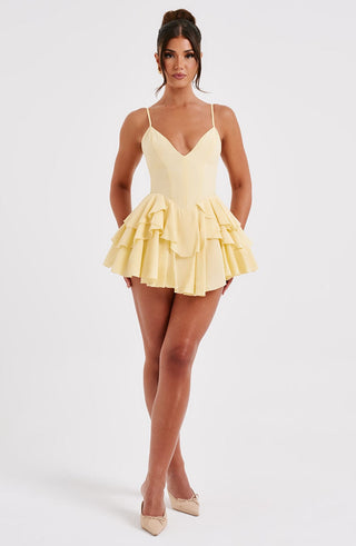 Veena Playsuit - Lemon - Napalia