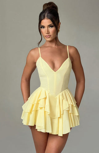 Veena Playsuit - Lemon - Napalia