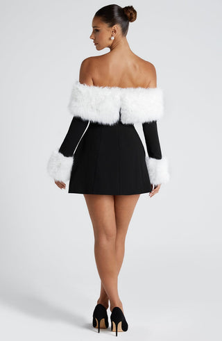 Villanelle Mini Dress - Black/White - Napalia