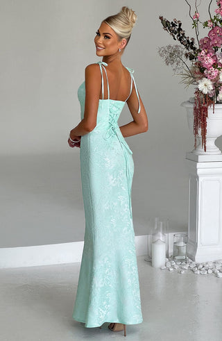 Whitney Maxi Dress - Mint - Napalia