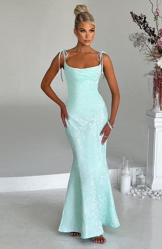 Whitney Maxi Dress - Mint - Napalia