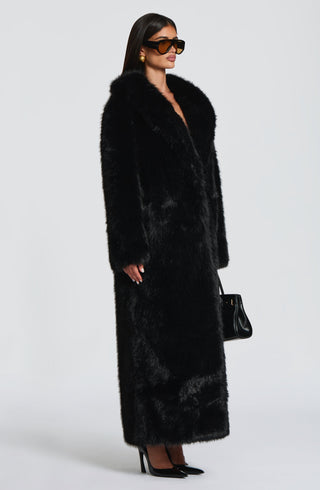 Willow Coat - Black - Napalia