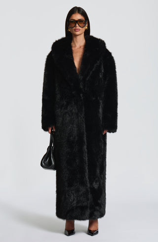 Willow Coat - Black - Napalia