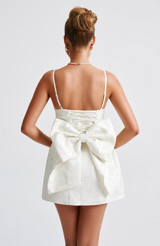 Zoella Mini Dress - Ivory - Napalia